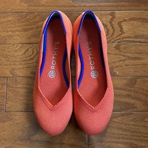 Rothy’s The Flat in Persimmon orange